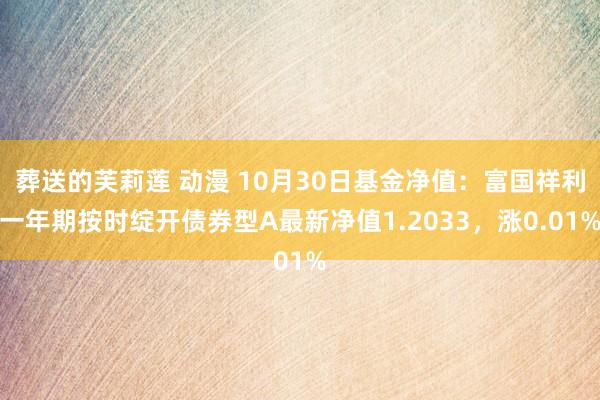 葬送的芙莉莲 动漫 10月30日基金净值：富国祥利一年期按时绽开债券型A最新净值1.2033，涨0.01%