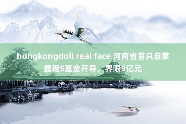 hongkongdoll real face 河南省首只自掌握理S基金开导，界限5亿元